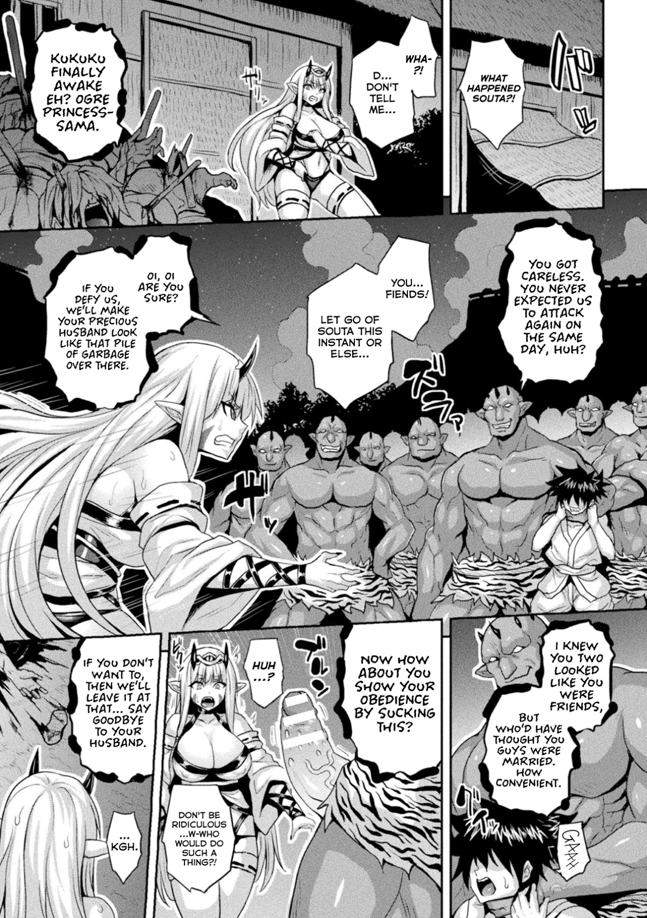 Hentai Manga Comic-The Ogre Princess Gets Covered In White-Read-5